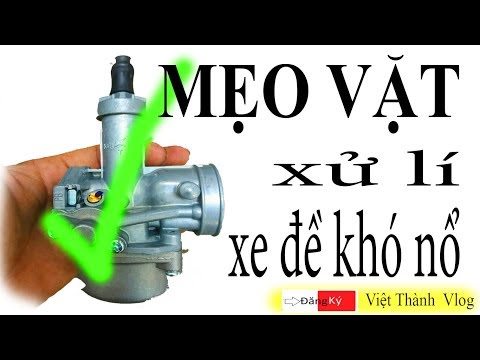 Mẹo xử lí xe đề khó nổ(how to) | Việt Thành Vlog