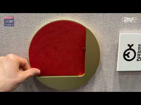 ISE 2025: Displine Shows Off Sunset, a Circular Open-Frame Wall Mount and Docking Station for iPads