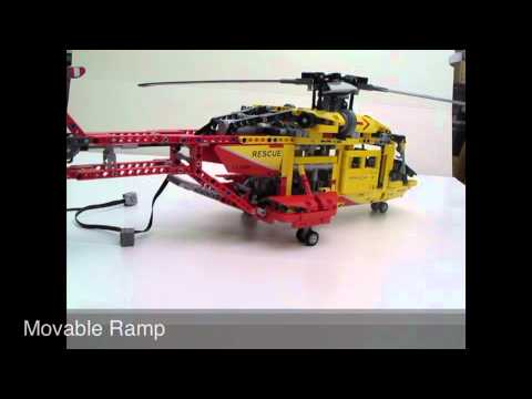 VIDEO : review of the lego technic 9396 helicopter - description. ...