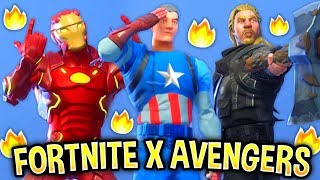 I recreated SuperHero Skins in Fortnite and they looked amazing..! FORTNITE X AVENGERS