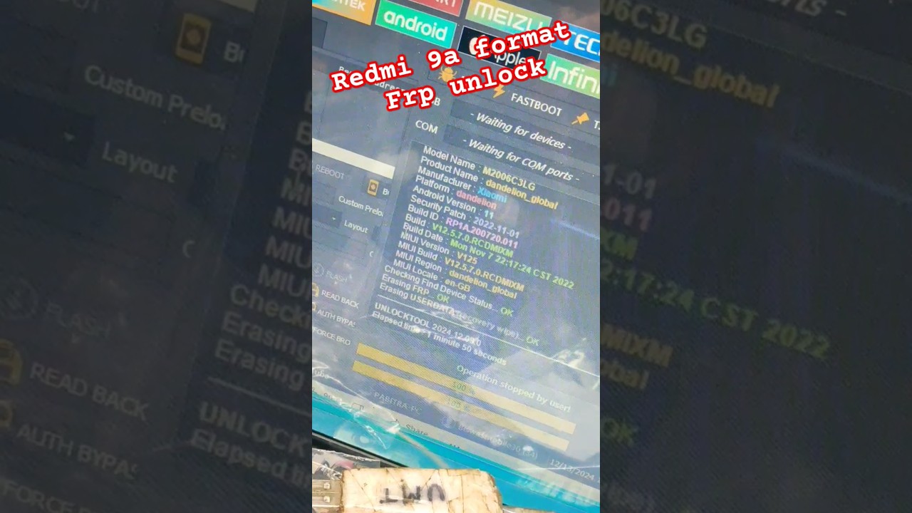 Redmi 9a frp unlock unlock tool #mobilereapring #song Redmi 9a frp unlock unlock tool #mobilereapring #song