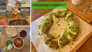 Gazi̇antep Sokak Lezzetleri̇ Beyran, Nohut Dürüm, Katmer, Tahmis Kahvesi Turkey Travel