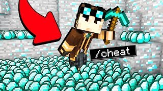 USO I CHEAT CONTRO I MIEI AMICI PER I DIAMANTI DI MINECRAFT!!
