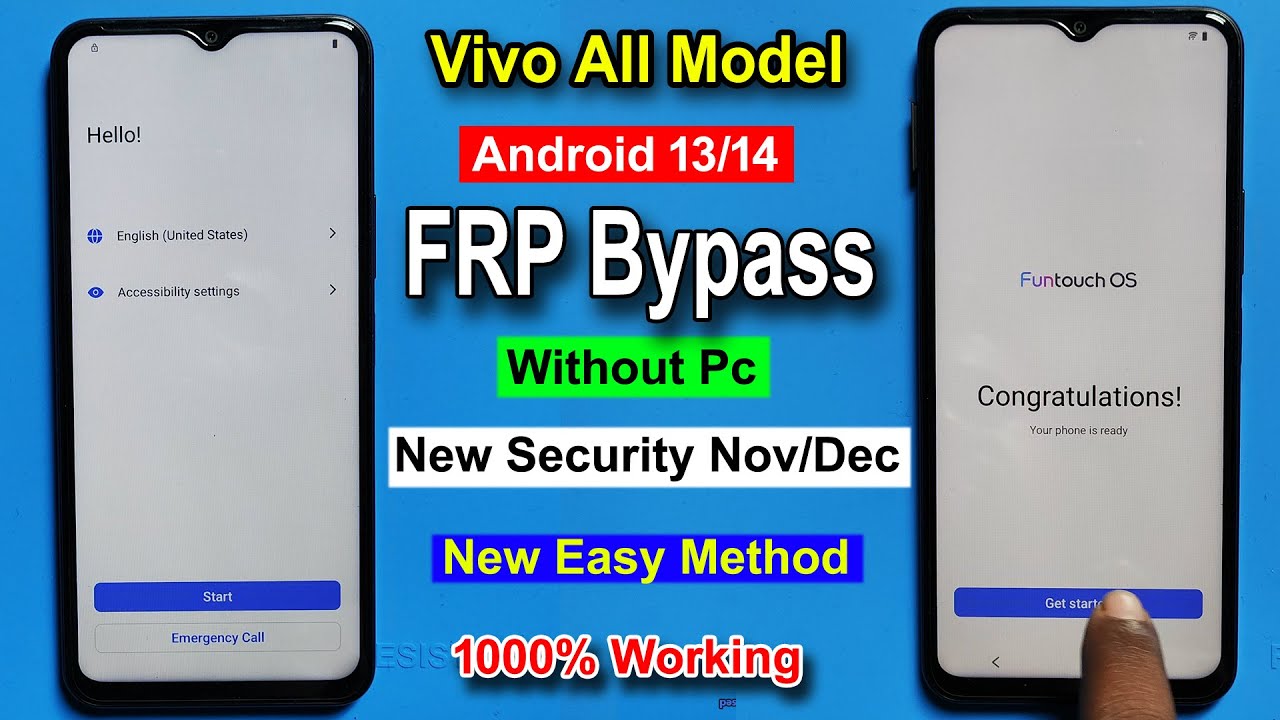 Vivo All Model Android 13/14 FRP Bypass | Gmail/Google Vivo All Model Android 13/14 FRP Bypass | Gmail/Google