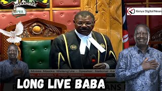 Raila Is Dead Long Live Baba Wetangula Announces A Ful Day Mourning In Parliamnet