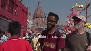 M Bathing At The Ganga River In India The Holy Dip