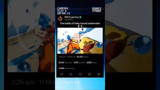 The Battle Of Goku Turnedunderwater .1