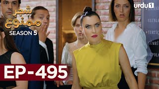 Shajar-E-Mamnu Episode 495 Turkish Drama Forbidden Fruit Urdu Dubbing 2Nd November 2022