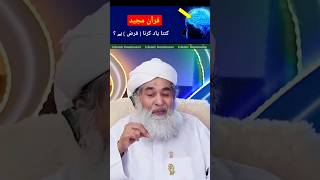Quran Kitna Yaad Hona Farz Hai? Maulana Ilyas Qadri
