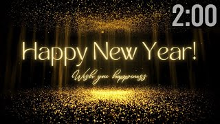 2 Minute New Year Countdown Timer With Music New Year Fresh Start