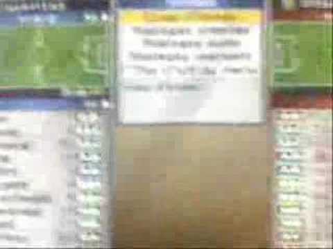 Pro Evolution Soccer 6 Footage (Menu to Match)