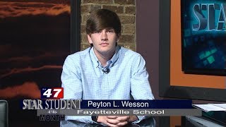 Star Student, Peyton L. Wesson 03112019