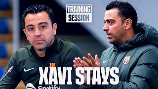 Xavi: 'The Project Must Continue' | Fc Barcelona Training 🔵🔴