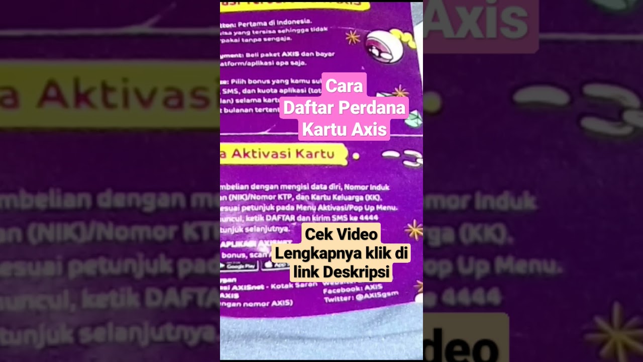 OrumahQ _ How to Register for an Axis Starter Card #axiscard OrumahQ _ How to Register for an Axis Starter Card #axiscard