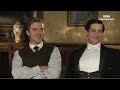 Dan Stevens (Matthew) and Rob James-Collier (Thomas) Downton Abbey interview