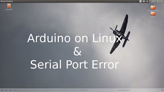Arduino with linux & Serial port not found error