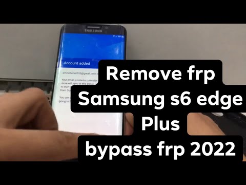 Samsung galaxy s6 edge plus FRP/google account bypass Samsung galaxy s6 edge plus FRP/google account bypass