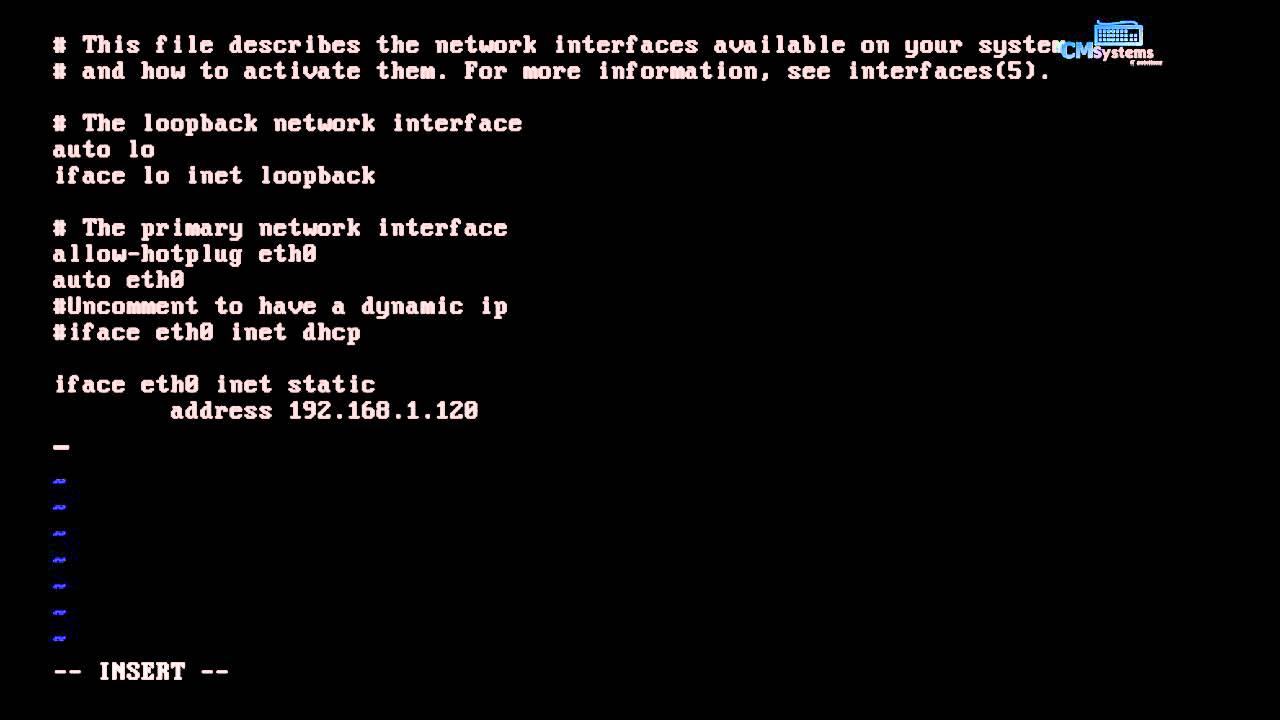 centos 7 static ip 설정