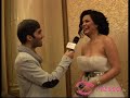 الممثلة العراقية جوانا كريم مع الإعلامي بشير شقير