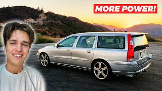 Installing A Downpipe & Ecu Tune On Scrap My Volvo V70R