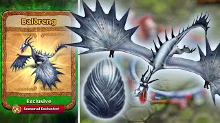 Baldreng New Exclusive Monstrous Nightmare Max Level 175 An Mode Dragons Rise Of Berk