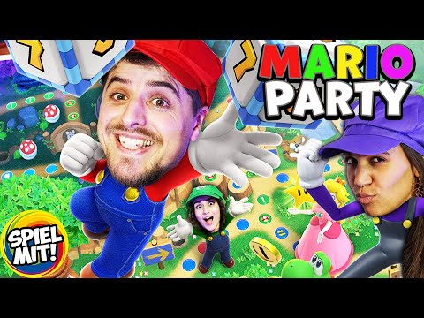 MARIO PARTY in REAL LIFE! Luigi Dania vs. Mario Rene vs. Waluigi Ally