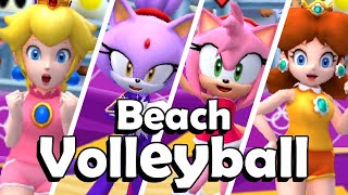 Mario & Sonic At The London 2012 Olympic Games 3Ds - Beach Volleyball All Characters
