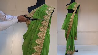 You Wont Believe I Cutting The Wedding Saree Sewing A Design Dress You Can Wear In 3 Stylish Ways.