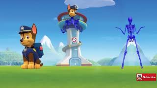 Paw Patrol Transforms Into Skeleton Finger Family Song Nursery Rhyme & All Happy Kids And Raja Ram &