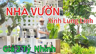 Hưng Long Bán Căn Nhà Vườn Mặt Tiền 16M - Tặng Full Nội Thất Và Cây Trái Nhiều