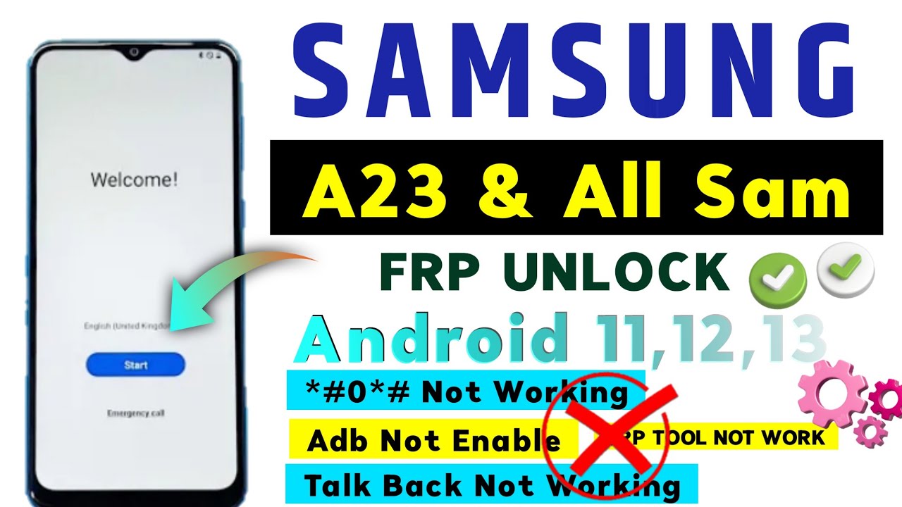 BOOMSamsung A23 (SM-235F) frp bypass android 13 | All BOOMSamsung A23 (SM-235F) frp bypass android 13 | All