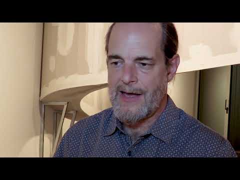 Documentary, Karl Burkheimer art show "tautline" at Los Angeles Valley College Art Gallery,