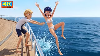 Marinette And Adrien Break Up After He Push Her In Sea - Season 7