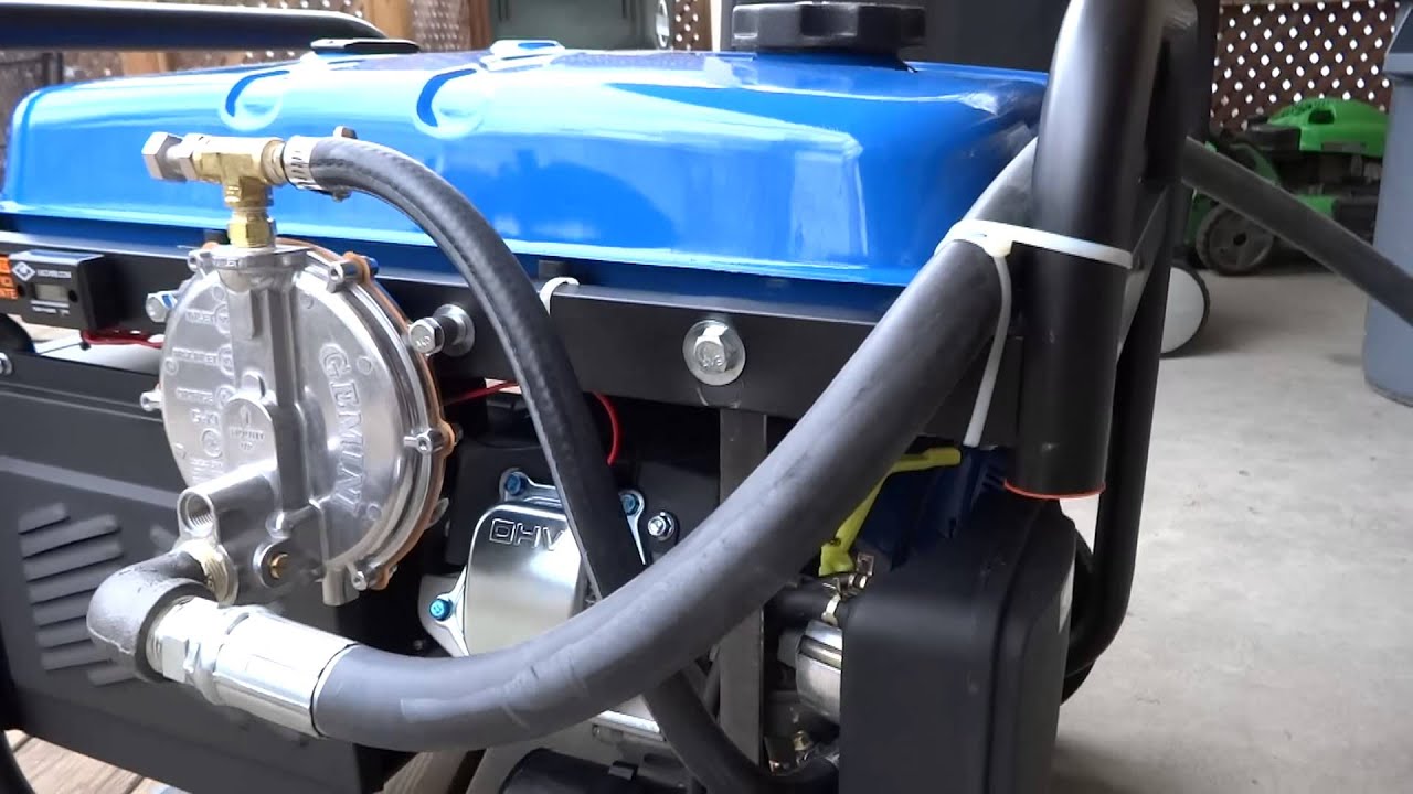 converting generator to natural gas