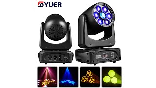Yuer New Bee Eye Led Spot 150W Moving Moving Light And Gobo 3 Sided Prism