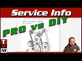 Professional vs DIY Automotive Service and Repair Information: Which is Best?