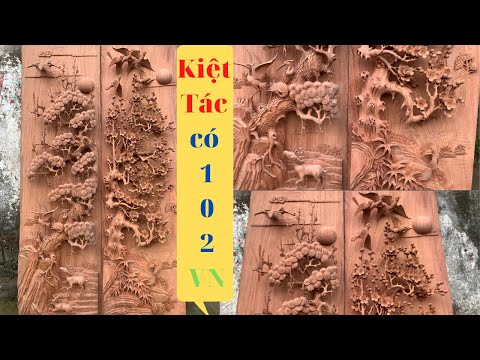 Phòng Khách Nhà Các Bác Phải Treo Những Bộ Tranh Gỗ Như Này Mới Xứng Tầm