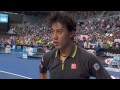 Kei Nishikori interview (3R) - Australian Open 2015