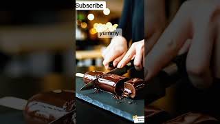 Chocolate Popsicle Asmr Cutting Satisfying And Relaxing Ai Shorts