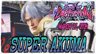 Tekken 8 ▰ (Super Akuma) LEE Tekken 8 God Of Destruction Ranked Matches March 27