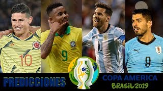 Predicciones Copa America Brasil 2019