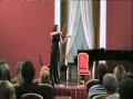 Dalia Dedinskaite (violin): Vytautas Barkauskas Partita for violin solo