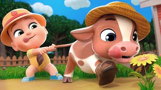 A Vaca Lola Bebê Alimenta O Bezerro Lalafun Rimas Infantis & Canções Para Crianças