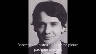 Watch Michel Sardou Raconte Une Histoire video