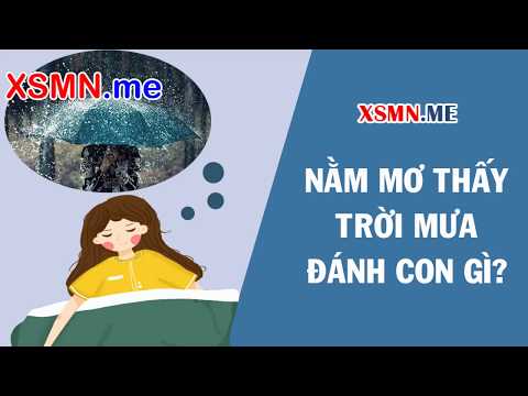 Nằm mơ thấy trời mưa đánh con gì? Giải mã giấc mơ thấy trời mưa