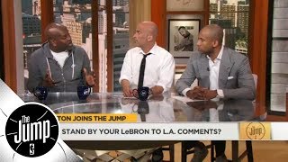 Gary Payton shares how Bronny Jr. factors into LeBron James' free agency decision | The Jump | ESPN Gary Payton shares how Bronny Jr. factors into LeBron James' free agency decision | The Jump | ESPN
