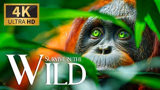 Survive In The Wildlife 4K 🐾 Delving Into The Enigmatic Lives Of Earth's Wild With Calm Piano Music