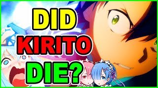 DID KIRITO JUST DIE? KIRITO FROM ZERO UNDERWORLD! | Sword Art Online Alicization Season 3 Episode 2