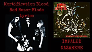Watch Impaled Nazarene Mortification Blood Red Razor Blade video