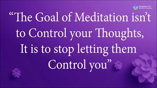 "Meditation helps improve Emotions, Relationships and Friendships"